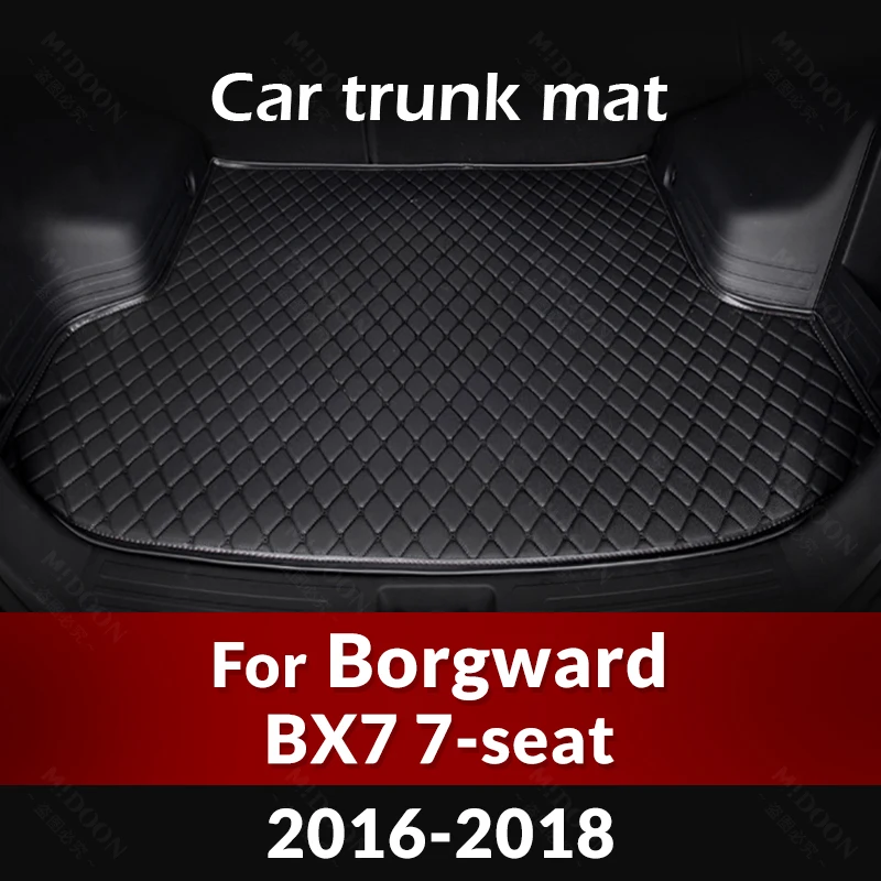 

Car Trunk Mat For BORGWARD BX7 7-Seat 2016 2017 2018 Custom Car Accessories Auto Interior Decoration