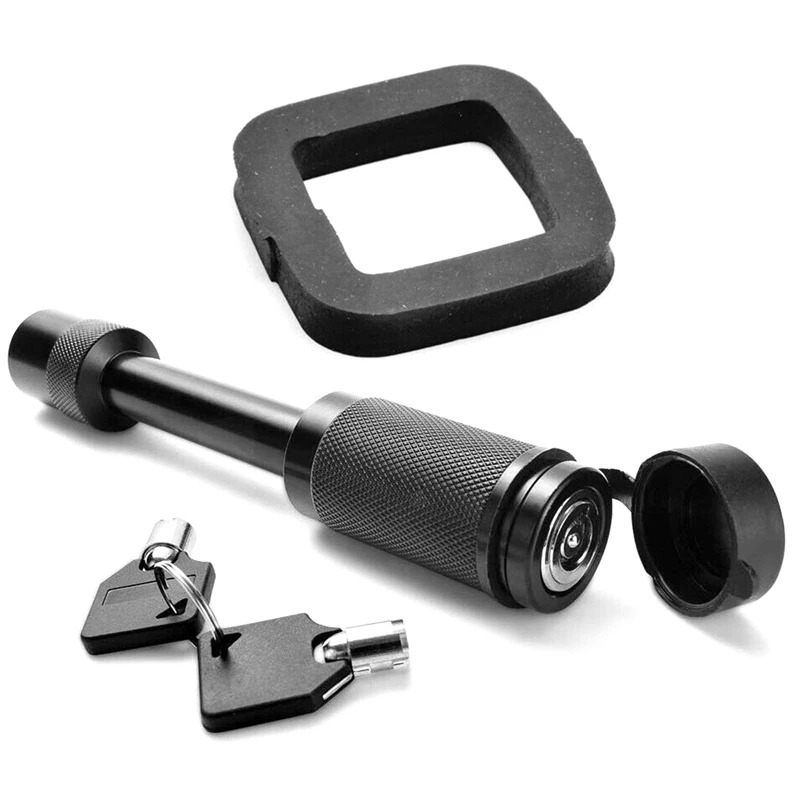 5/8 Inch Extra Heavy Duty Trailer Hitch Locking Pin Set Keys,With 2 Inch Trailer Pad For Class III,IV,V Hitches