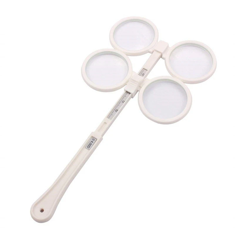 Plastic 4-Lens Confirmation Test Ophthalmic Flipper- Eye Trainer Optometry Tool L21C