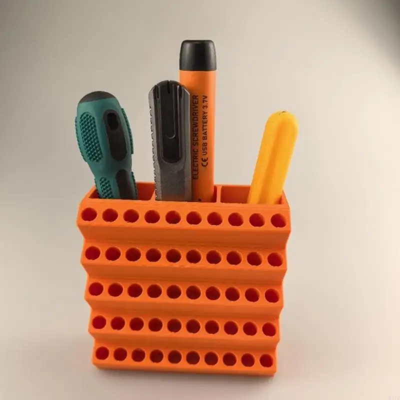 

PETG Screwdriver Bit Storage Case Random Color Transparent Sturdy Tool Organizers Box For Home And Professional Use M4YD