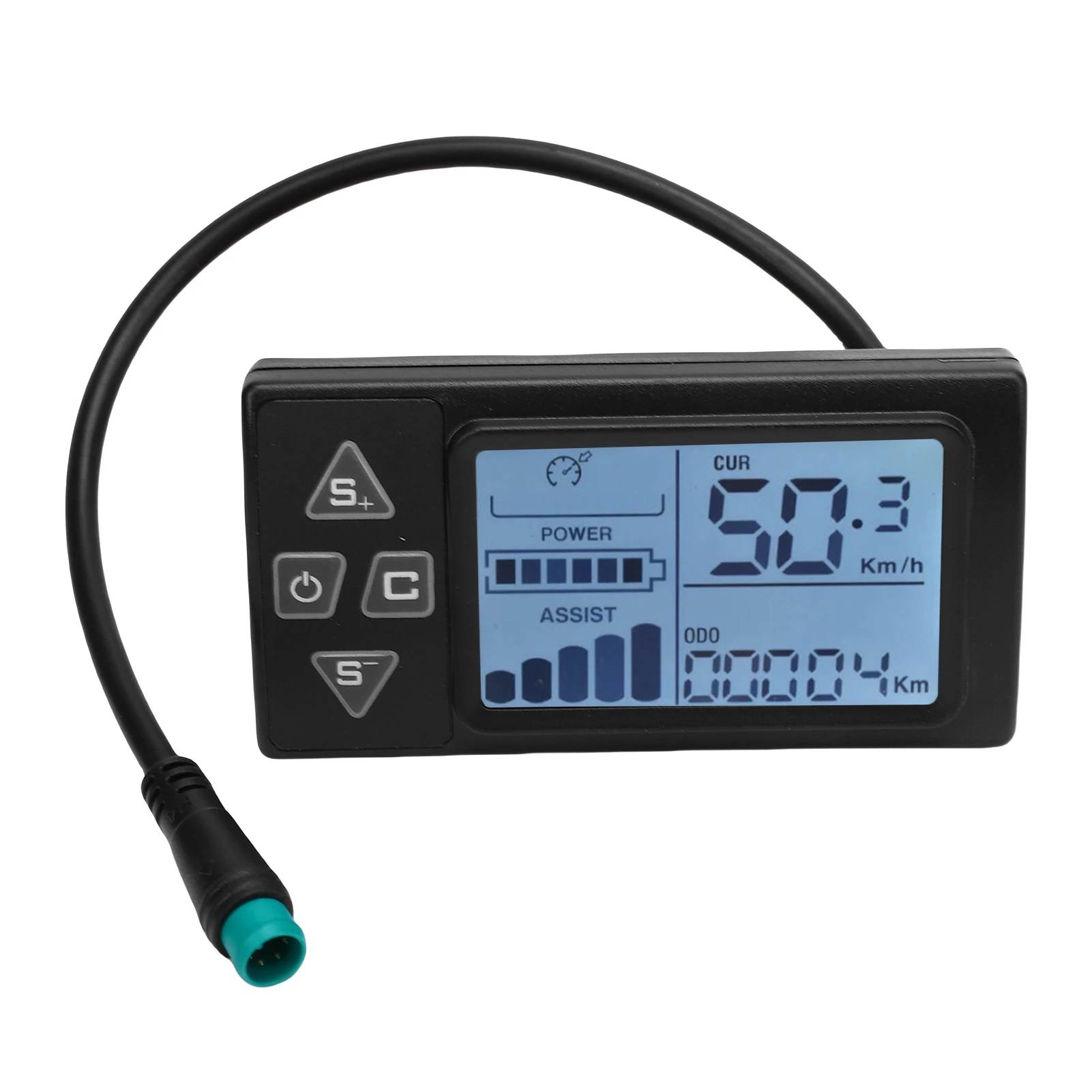 

Дисплей-измеритель S861 для скутера с ЖК-экраном и подсветкой, панель управления с водонепроницаемым разъемом для горного велосипеда и скутера