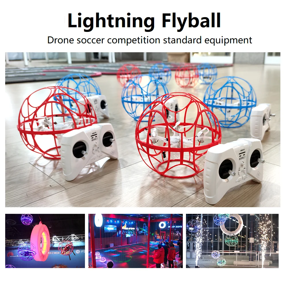 LDARC Gebürsteter Fußball Dorne Flybal FBB200 RC ferngesteuertes Flugzeug Flugzeug Quadrocopter Spielzeug Geschenk für Kinder Erwachsenenstrain Wettbewerb