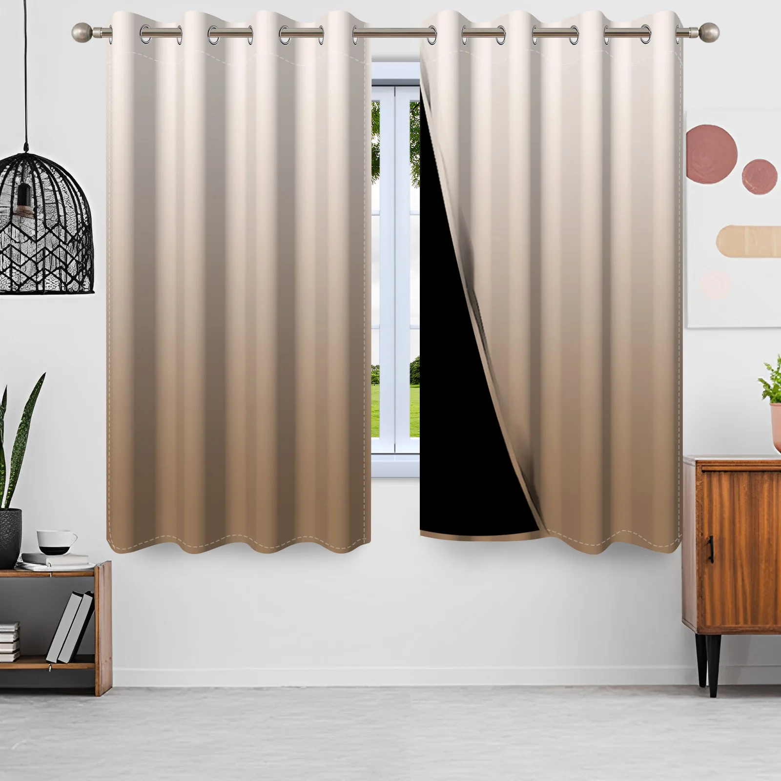 

Плотные шторы градиентного цвета, несколько вариантов, минималистичные современные шторы для спальни, гостиной, декоративные оконные шторы