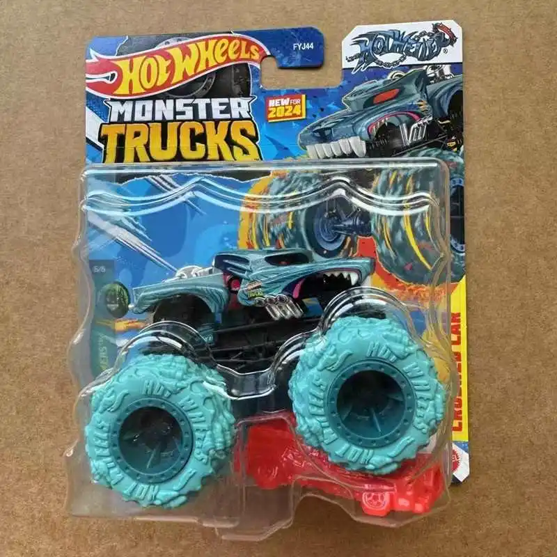 

Genuine Hot Wheels Monster Wild Bigfoot Series Muscle Off Road Vehicle Boy Model Toy Bigfoot Tiger Shark FYJ44 Model Kids Gifts