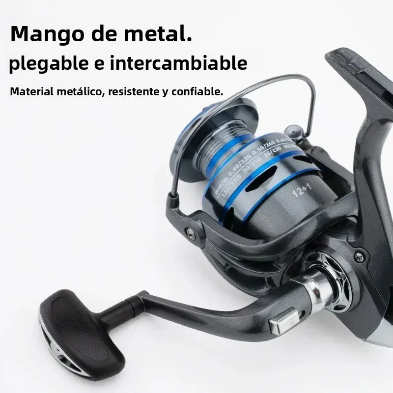 Carrete Huidiao 8000 para carpa – 15 kg arrastre y gran capacidad - imagen 2
