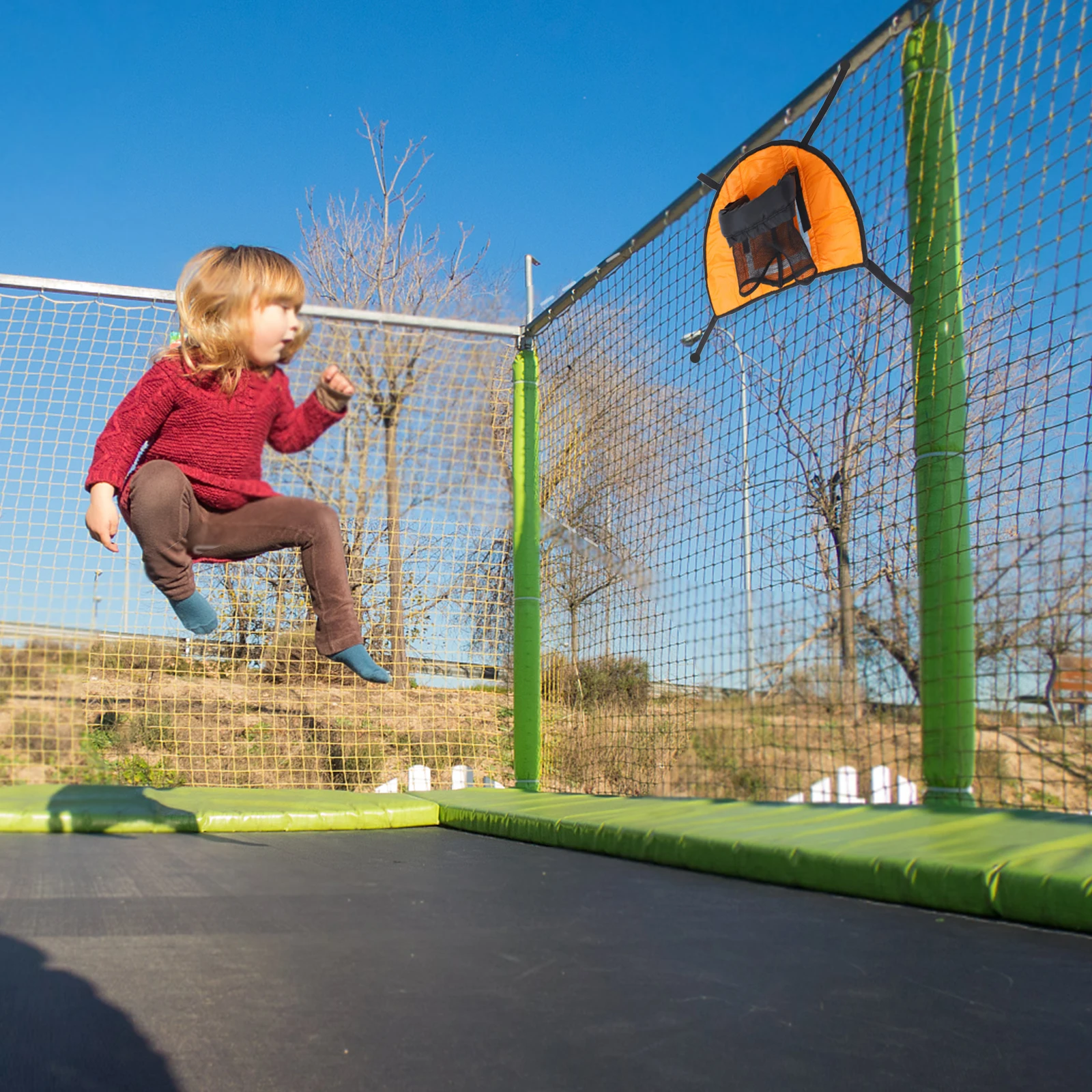 

Children's Basketball Hoop Frame Indoor Trampoline Attachment Toy Frames Spherical for Trampolines Rack