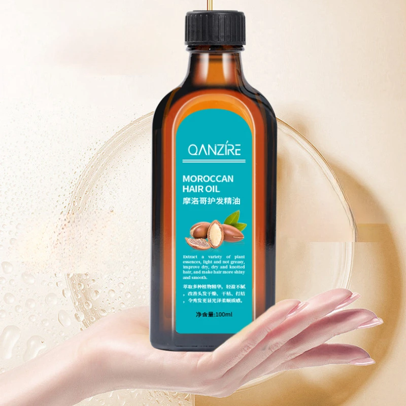 مصل الشعر بزيت الأركان المغربي، تنعيم وتنعيمها، إصلاح مضاد للقشرة، علاج تجعد الشعر، شعر فروة الرأس التالف، أوي أساسي #5