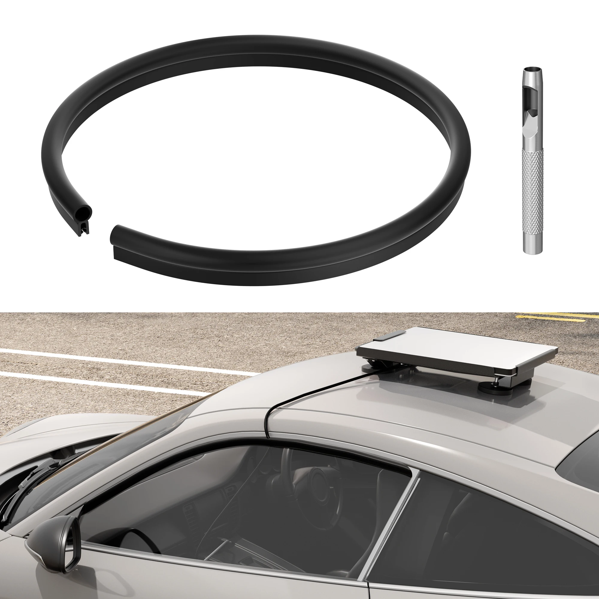 Starlink Power Cable Car Window Pass Through Compatible with Starlink Cables Window Pass Attachment for Starlink Cord and Cable