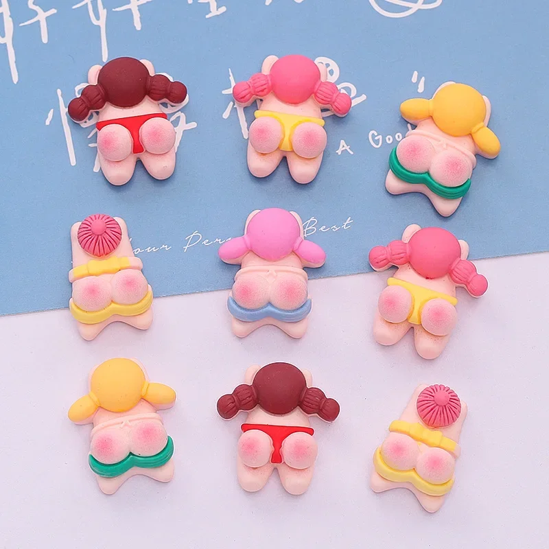 1pcs Resin diy accessories mobile phone case accessories shoe buckles hair accessories handmade materials bikini swimming girls