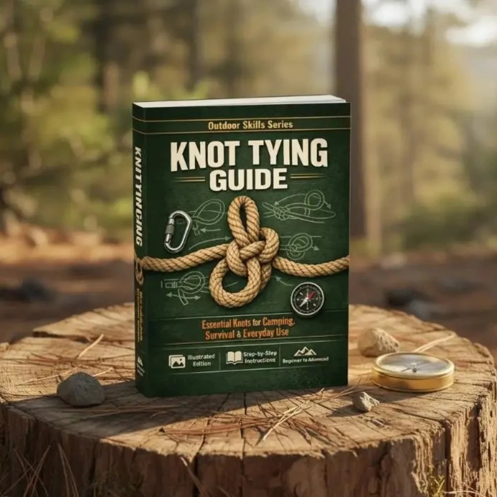 Survival Knot Tying Guide Book Illustrated Step-by-Step Instructions Essential Camping Rope Knots Manual For All Skill Levels