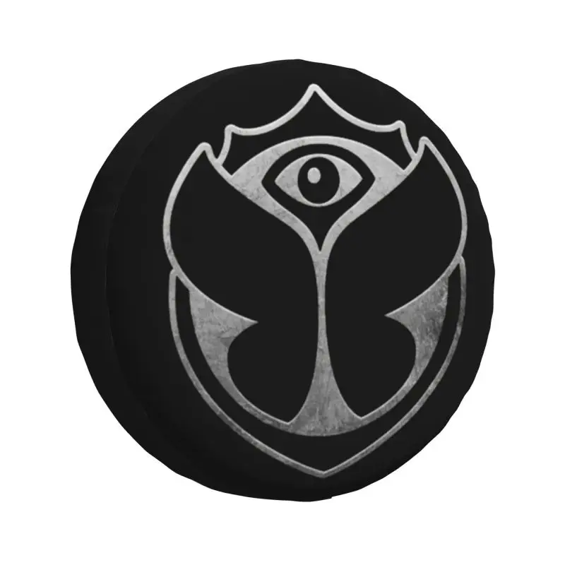 Pajero 4x4 römork için metalik Tomorrowland yedek JANT KAPAĞI özel elektronik dans lastiği koruyucu 14 