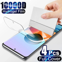 4Pcs Hydrogel Film For Redmi Note 10 11 Pro 10S 11S 10A 10C Screen Protector Xiaomi Redmi Note 8 9 Pro 9S 9T 9A 9C Fast Shipping