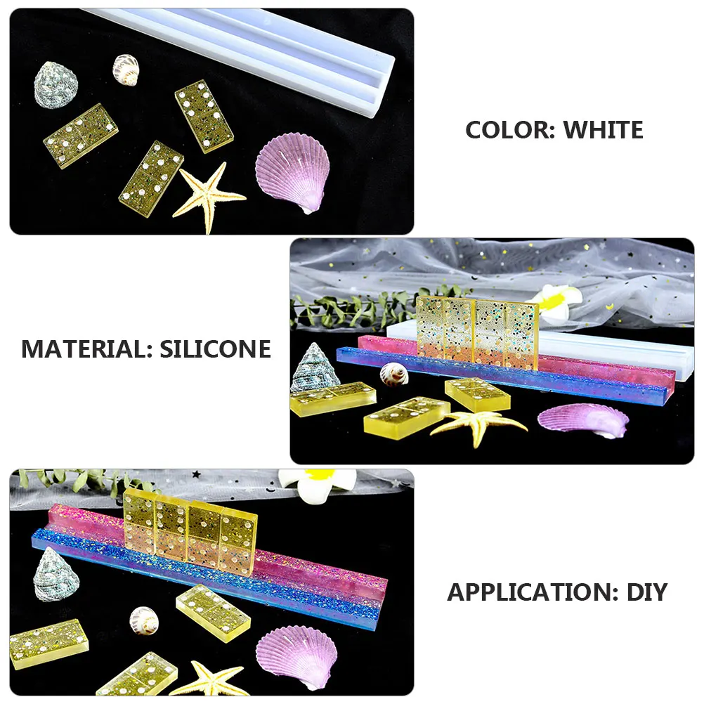 

2pcs Stand Mold Silicone Reusable Ornament Molds DIY Epoxy Resin Craft Tray Family Fun Jewelry Accessories Parts