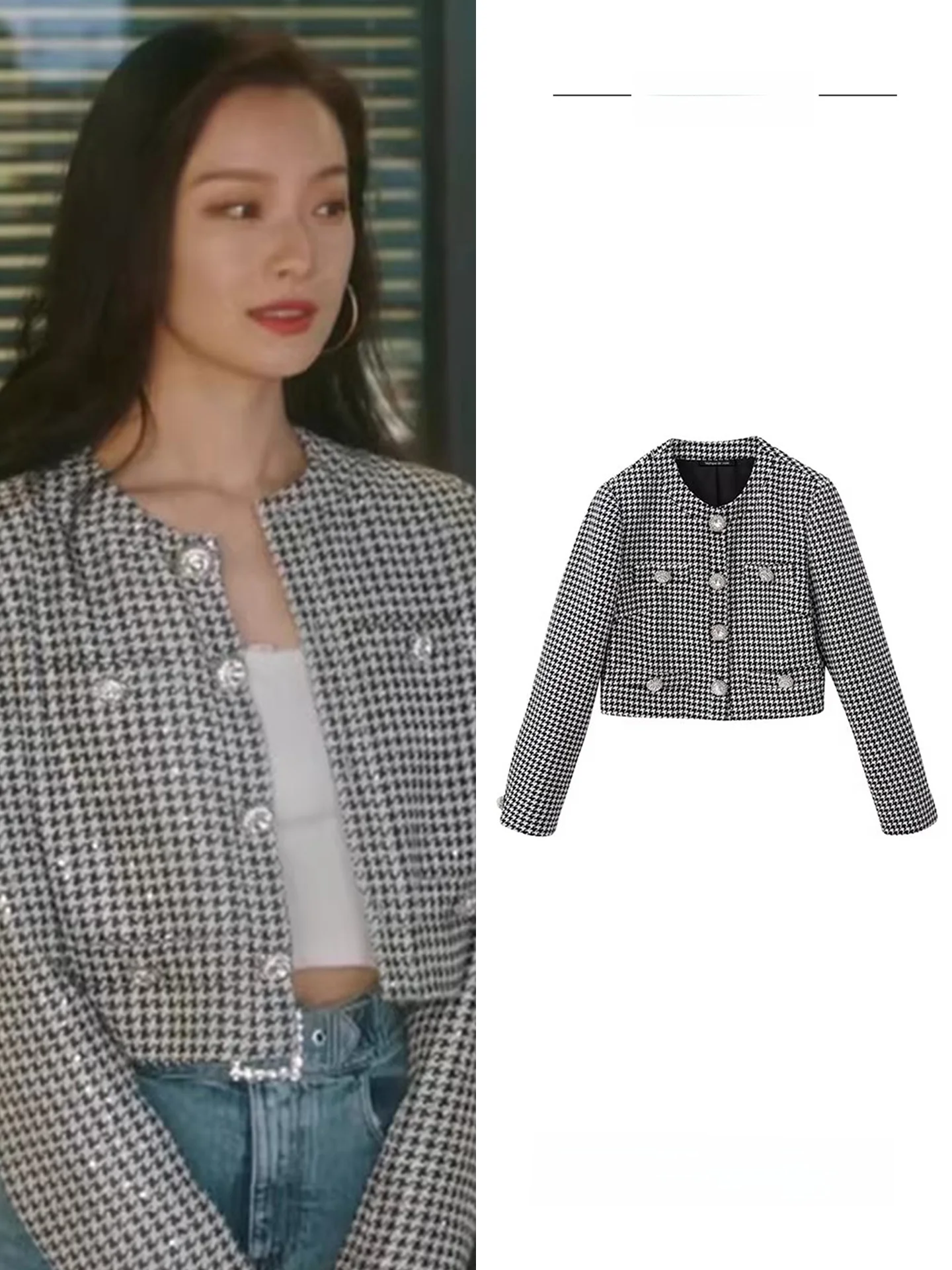 

Женское пальто Nini Plaid Jaet ort класса люкс с пуговицами, из смесовой ткани (хлопок/полиэстер), теплое, прямого кроя