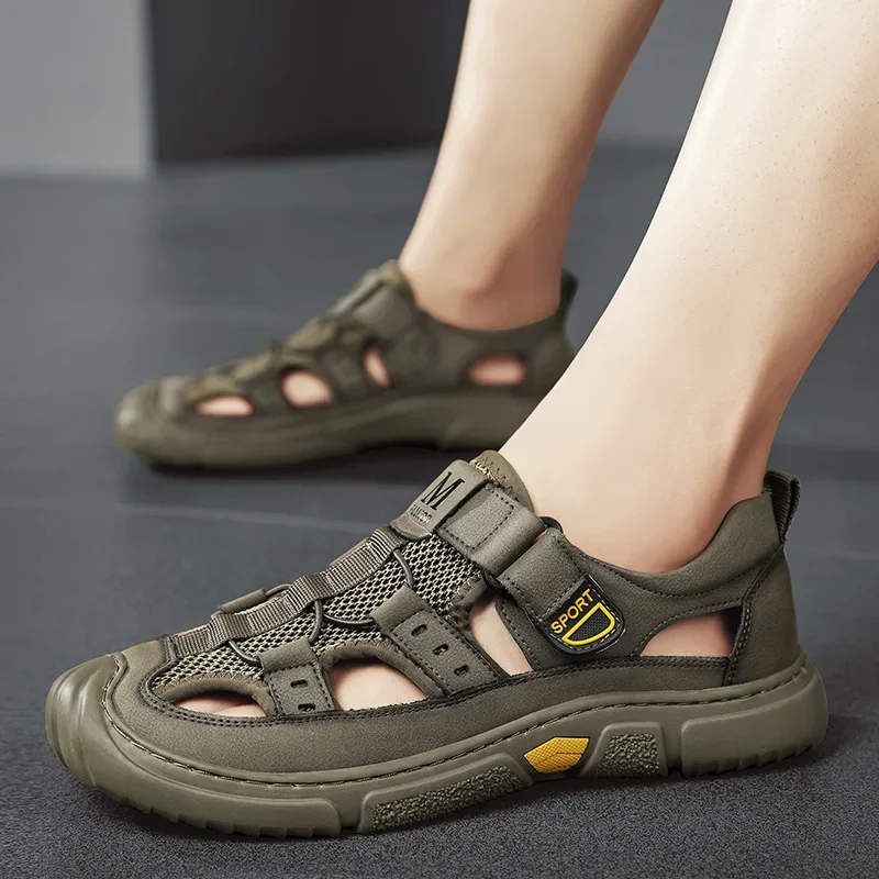 Men\'s Beach Wading Sandals New Outdoor Leisure Hiking Shoes Summer Fashion Breathable Mens Sneakers Comfortable Versatile Sandal