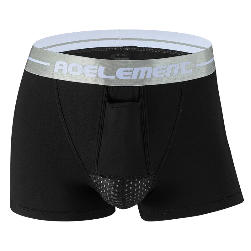 Men Boxers Shorts Modal Underwear Man Panties Breathable Push Up Bullet Separation Pouch Underpants Male Boxer Cueca Calzoncillo