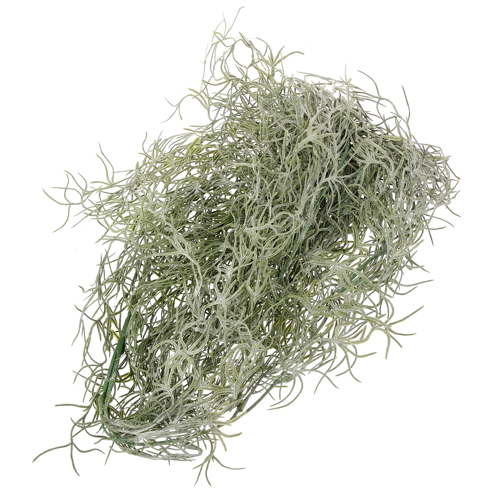 Simulated Hanging Vine Moss Green Decor Ornament Decorative Preserved Dried Flowers Landscape Plastic