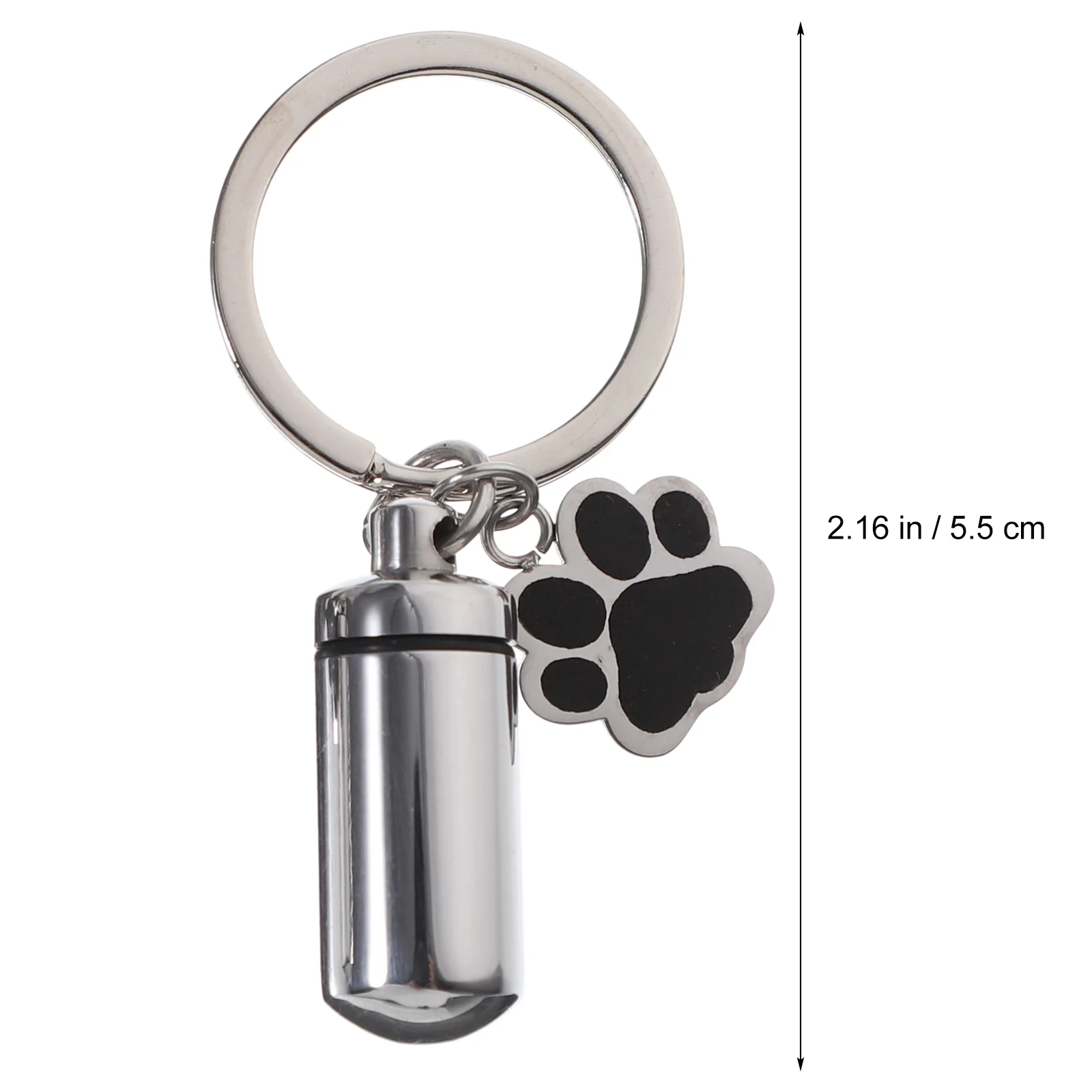 2 set urna per animali domestici appesa barattolo di cenere proprietario ricordo ciondolo in osso medaglione commemorativo per capelli contenitore in acciaio inossidabile