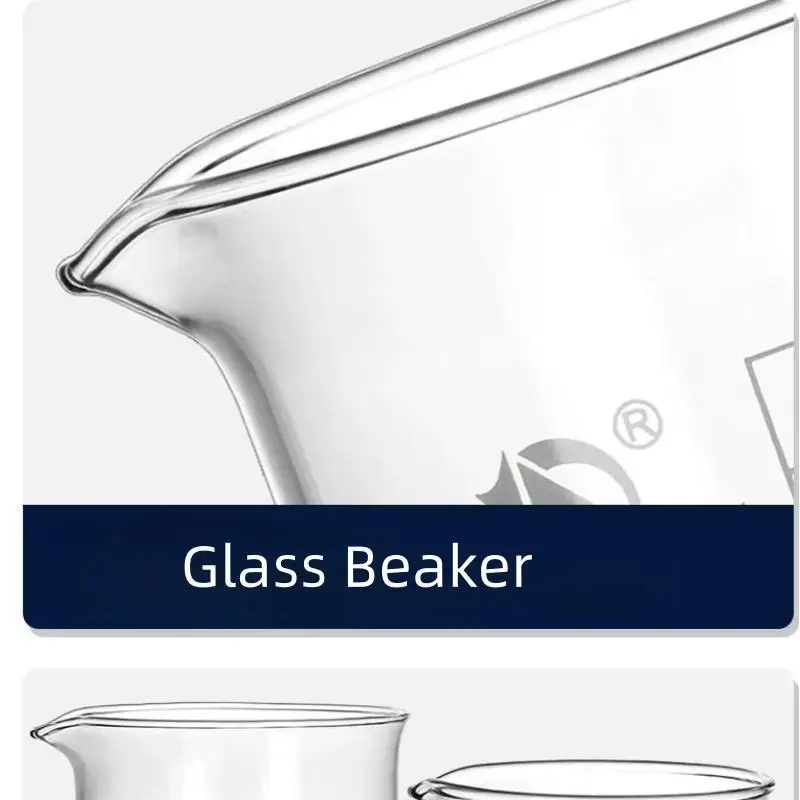 5-3000ml Lab Borosilicate GLass Beaker All Sizes Chemical Experiment Laboratory Equipment