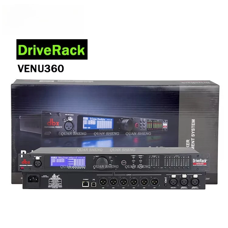 

DriveRack VENU360 DSP Digital 3 Input 6 Output Professional Stereo Stage Equalizer Audio Processor For Dbx