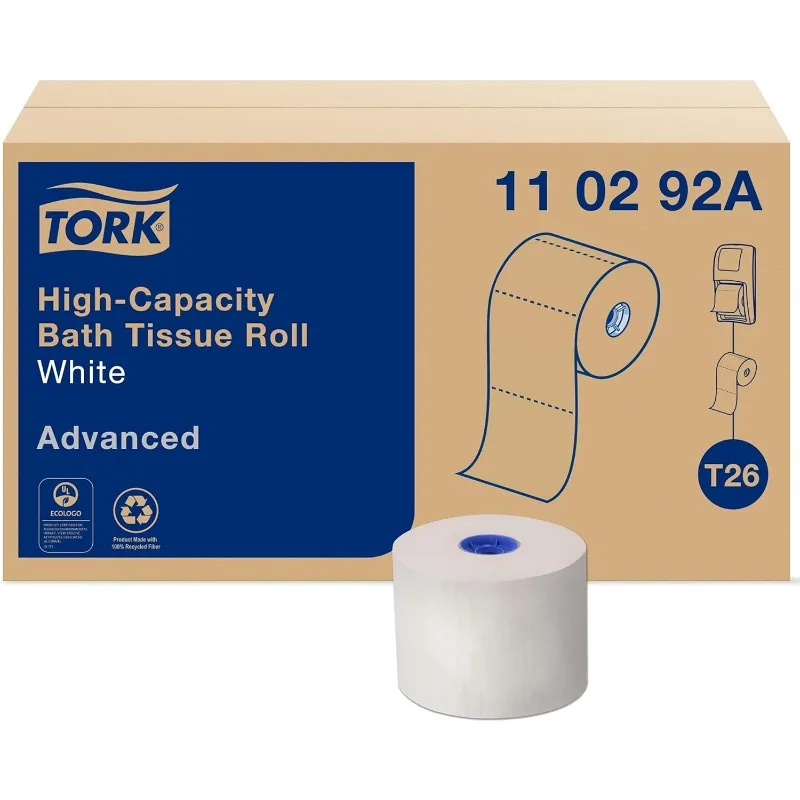 

High Capacity Toilet Paper Roll White 2-ply, 36 x 1000 sheets