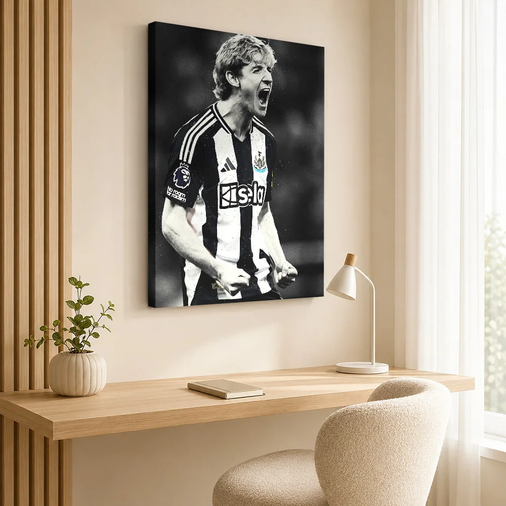 Anthony Gordon Goal Celebration Canvas Painting Poster Dynamic Style Wall Art With Personalized Photo For Bedroom Ideal Fan Gift
