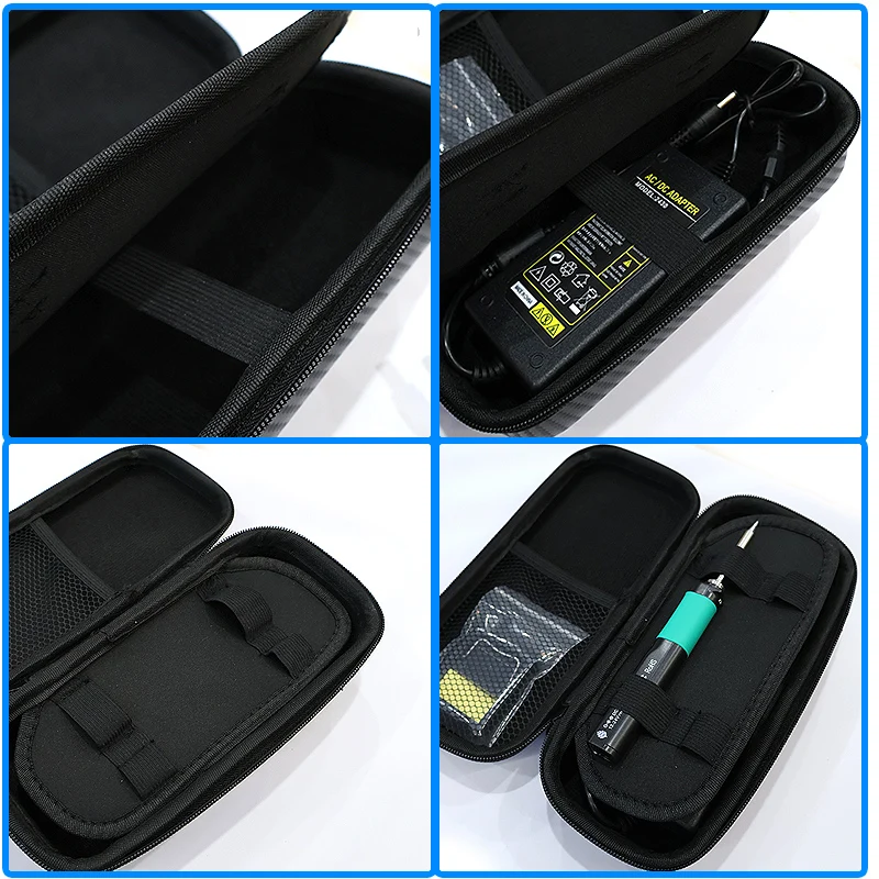 Tool Bag for TS100 TS101 TS80P Pinecil Soldering Iron ES120 ES121 Electric Screwdriver Portable Storage Organizer Zipper Case