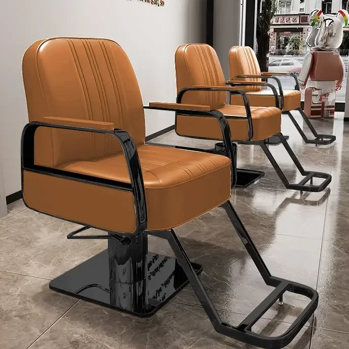 Barber shop chair trendy hair cutting perm and dyeing seat hair salon special liftable and reclining barber chair  tattoo chair