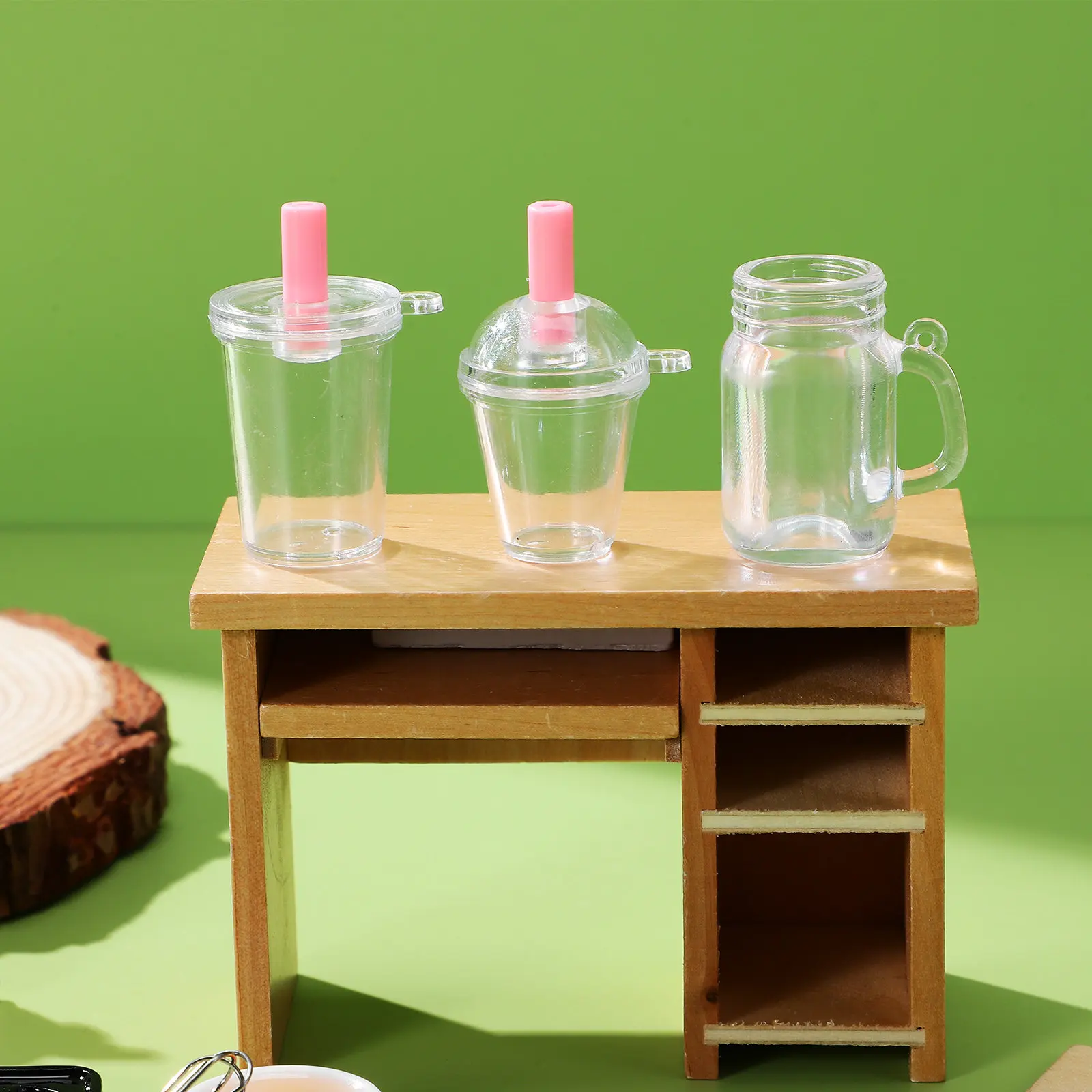 

30Pcs Plastic Mini Cups Miniature Coffee Tea Beer Cups Safe Play Tiny Decor Dollhouse Accessories Mini Cup Tiny Food Toys