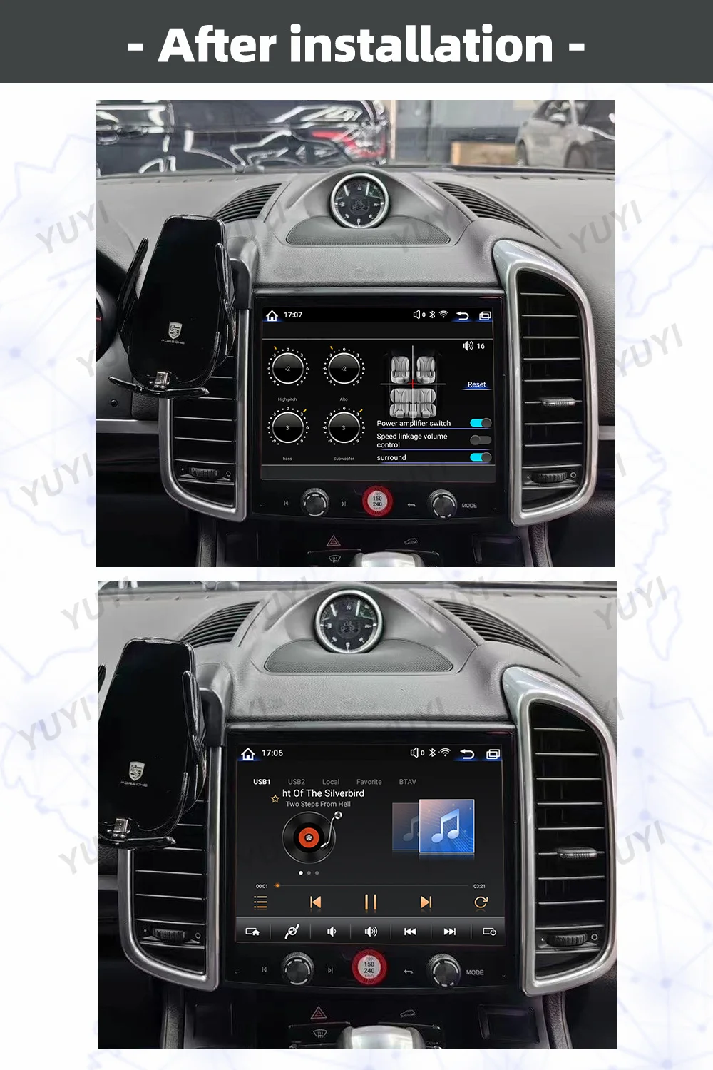 8.4-inch car radio for Porsche Panamera2010-2016 Android 12 GPS navigation DVD multimedia player, BT car stereo image 2