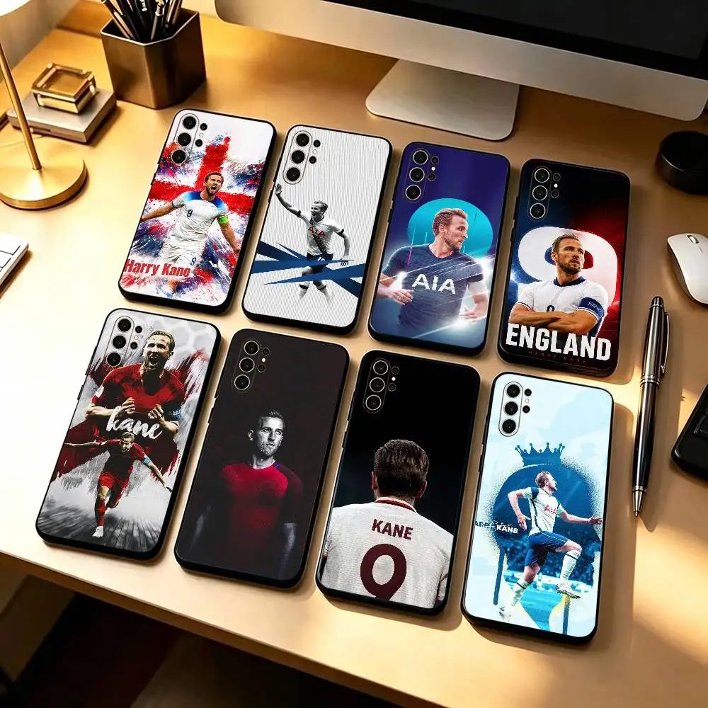 H-Harry Kane England Striker King Basic Phone Case For Samsung S26,25,24,21,22,20,10,9,8,7,Ultra,Plus, Fe, Lite Cover