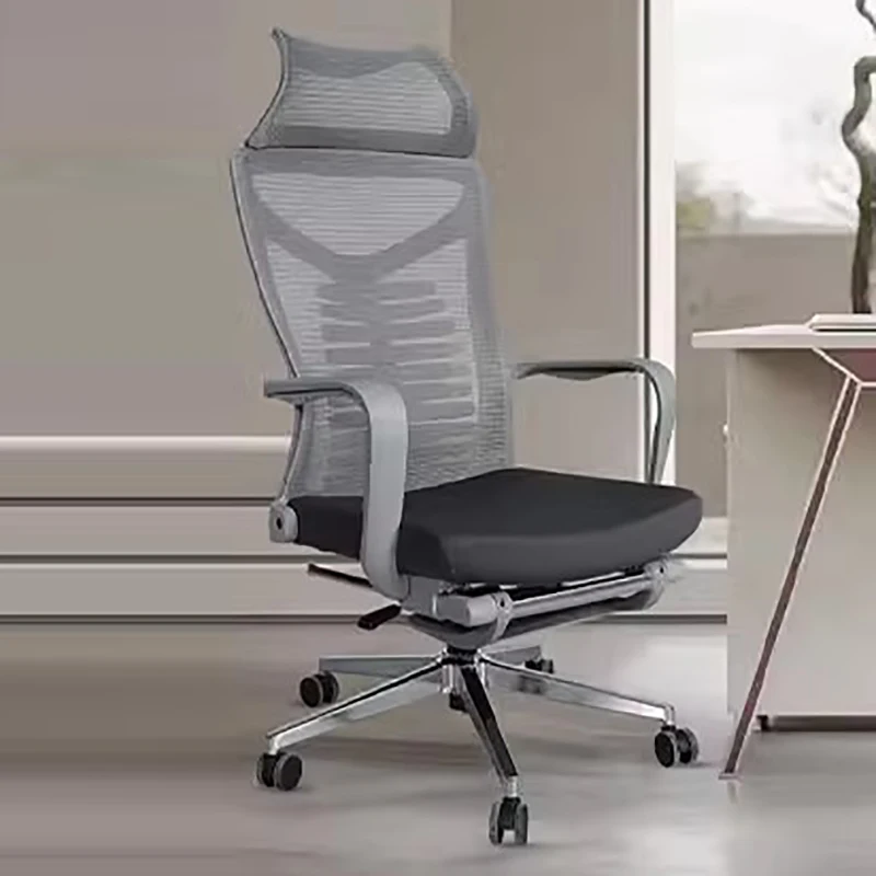 

Relaxation Armchair Gray Chaise Design Backrest Chair Gaming Office Footrest Comfy Comfortable Gamer Relaxing Sillas Wheels