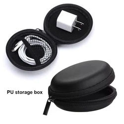 Portable Earphone Holder Case Storage Carrying Hard Bag Box Case For Earphone Headphone Accessories Earbuds Card USB Cable Sort