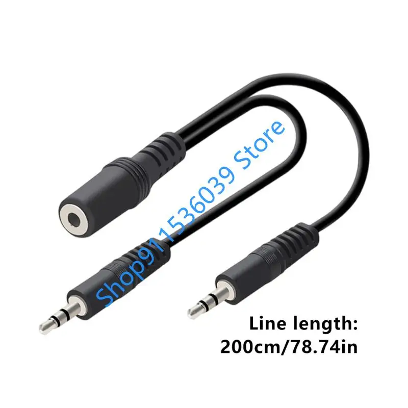 컴퓨터 용 헤드폰 마이크 오디오 변환기 분배기 3.5mm 여성 2 듀얼 3.5mm 남성 헤드폰 마이크 오디오 Y 분배기
