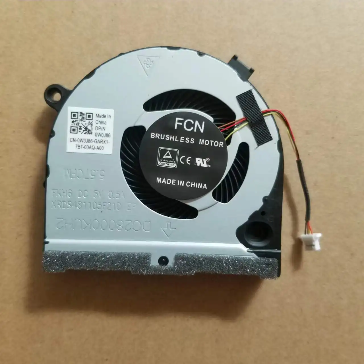 New For Dell Inspiron G3 G3-3579 3779 9556 G5 5587 3578 just Left Laptop Cooling Fan 4 Wires 0W0J86