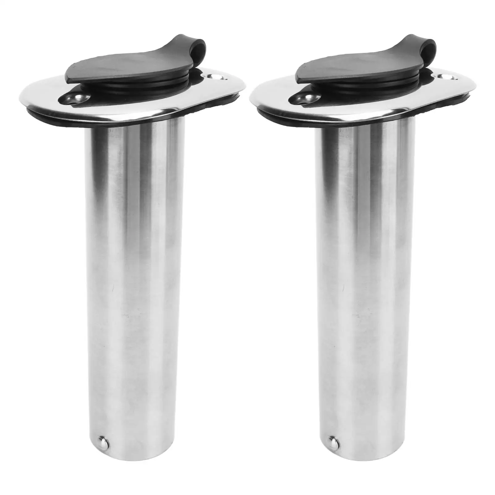 قصبة صيد خشبية المشبك قارب الصيد رود حامل 316 الفولاذ المقاوم للصدأ لليخوت