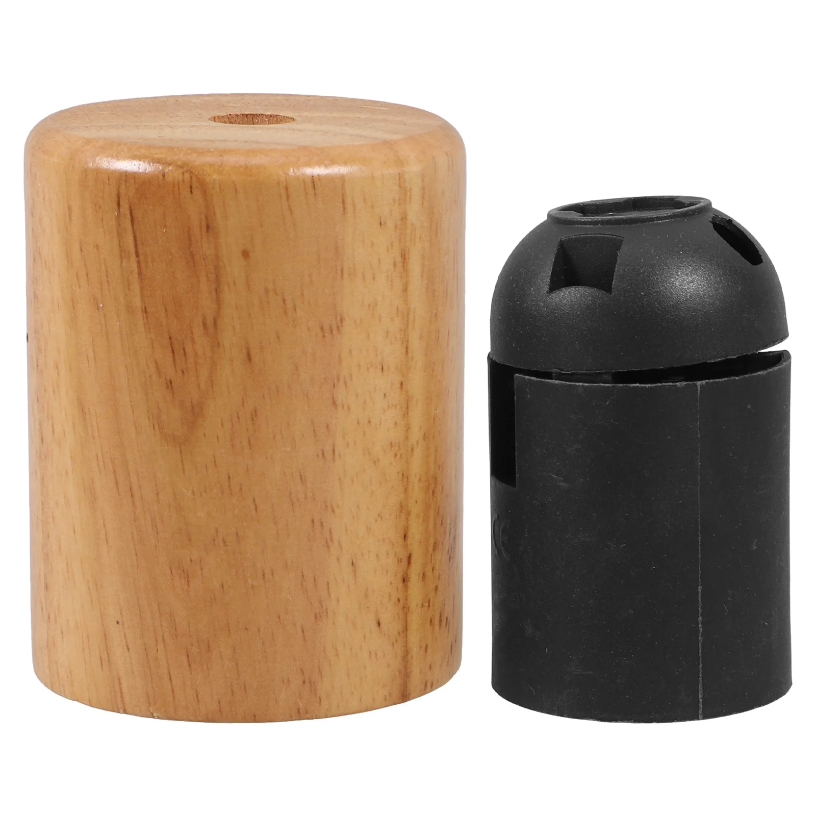 

E27 Wood Lamp Holder Screw Base Vintage Pendant Light Fixture for Bedroom Cafe Hanging Light Bulb Socket Adapter