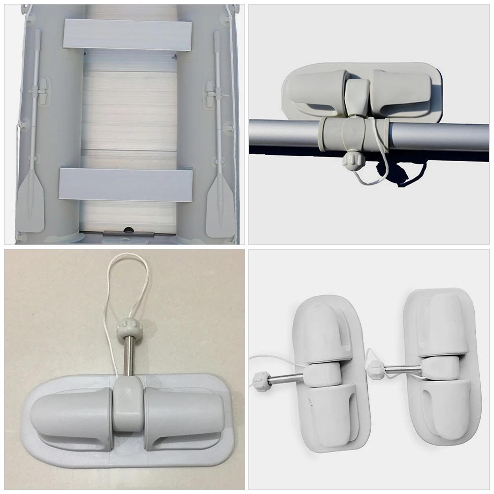 

Paddle Fixing Frame Boat Positioning Clamps Kayak Mount Clips Kayaks Paddle/rudder Locks Holders Plastic Accessories