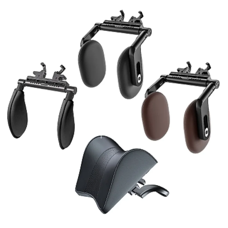 

1PC Car Headrest Pillow for Travel Adjustable Neck Support Cushion Universal Headrest for Passenger Seat 360 Rotating