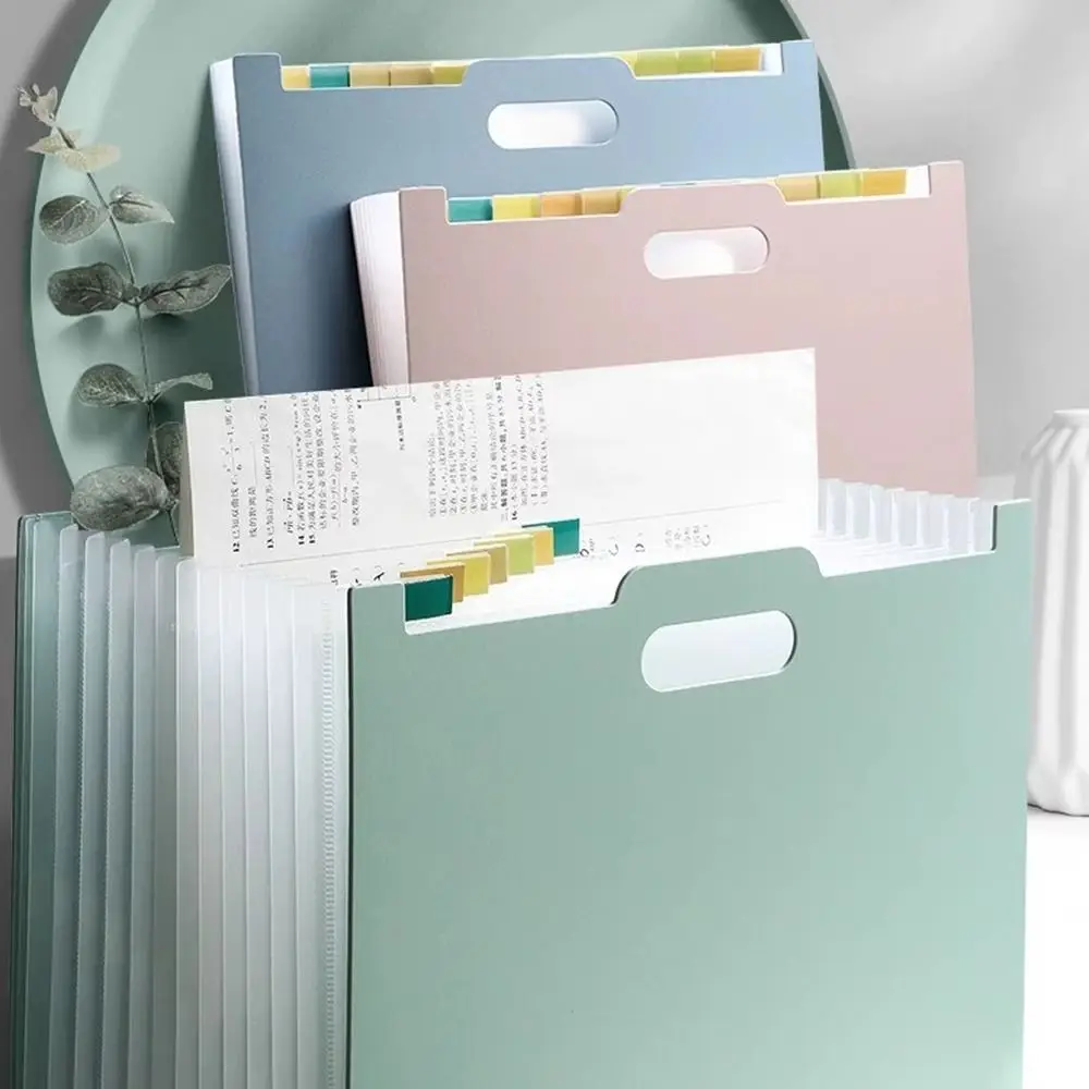 Plastic Vertical Organ Pack With Classification Office School Supplies Examination Paper Storage Sorting Stationery