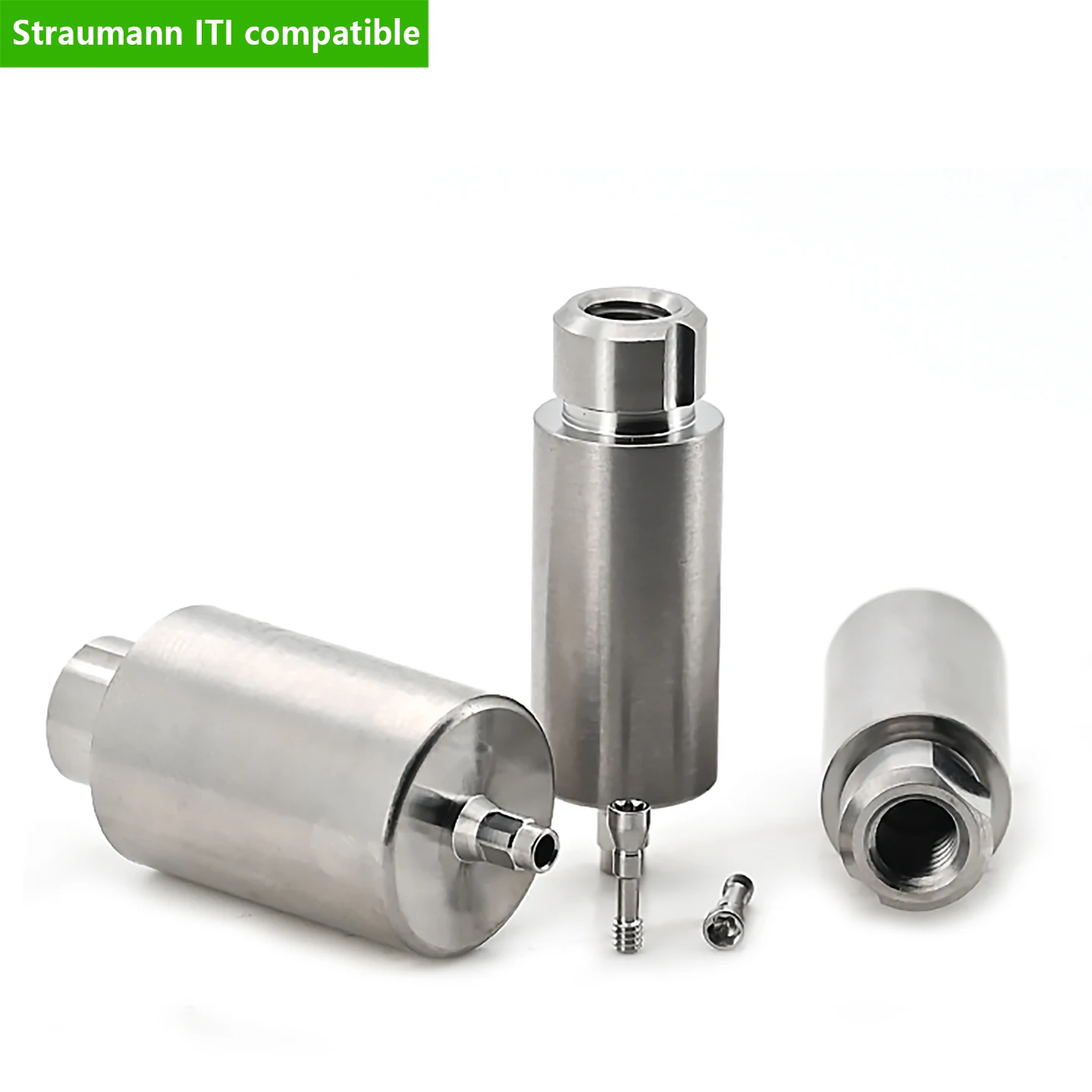 

Straumann Compatible Pre-Milled Titanium Abutment Blank CNC Milled Custom Dental Screw Retained RC NC Lab Factory Direct Sales