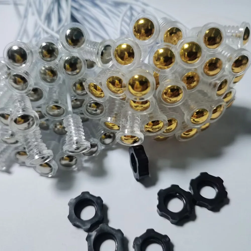 5pcs Chrome gold touch head switch desk lamp floor lamp with LED small touch sensor switch with cable DIY