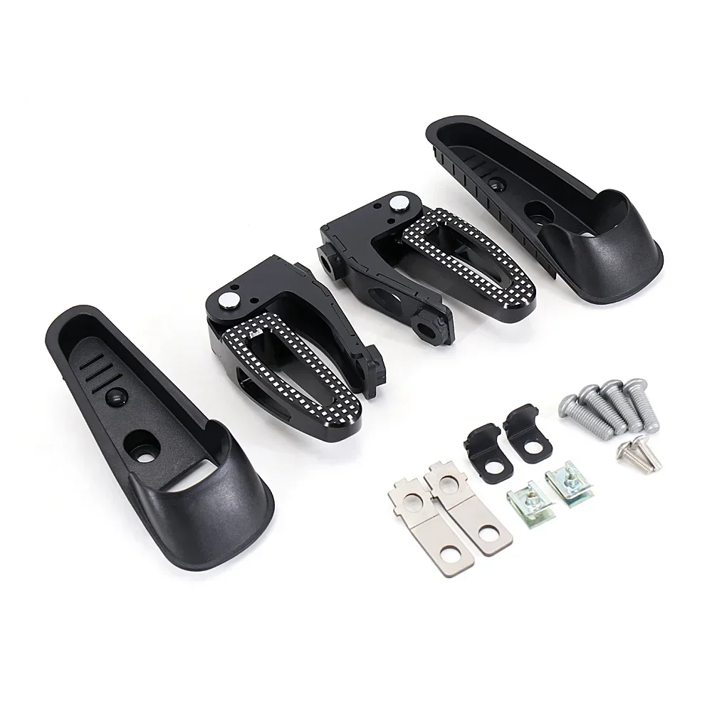 

New For Vespa GTS 300 gts Motorcycle Accessories Rear Passenger Foot Pegs Mount Black Pedal 2021 2022