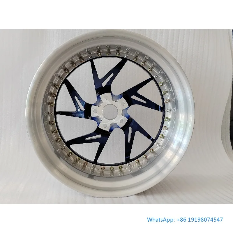 

Customized Multi-piece Forged Aluminum Alloy Passenger Car Wheels Sports Racing Modification Universal Wheel Rims