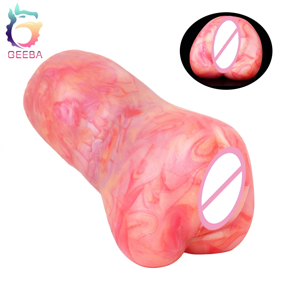 

GEEBA Single Channel Male Masturbator Cup Fantasy Pocket Pussy Stroker Artificial Vagina Sex Toys For Adult Penis Exerciser