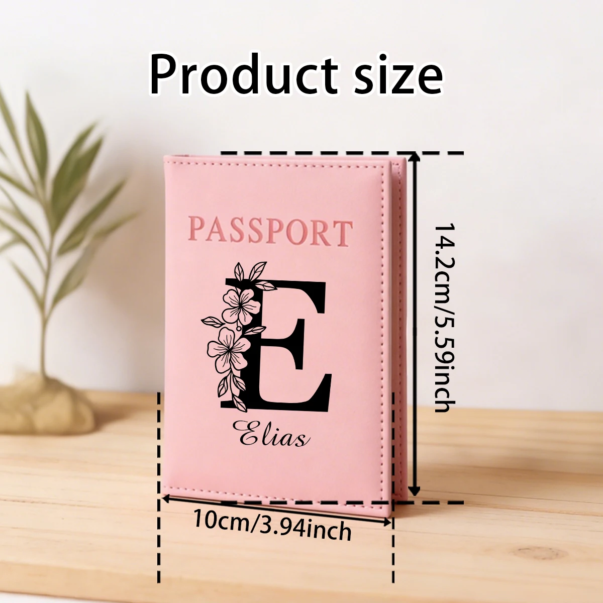 Custom Name Passport Holder For Travel,Personalized Letter Leather Passport Holder,Customized Travel Passport Holder For Women,