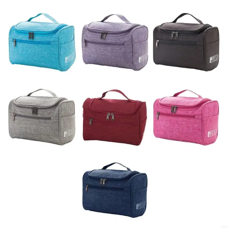 

D0UD Multiuse Cosmetic Bag Portable Zipper Handbag Large Capacity Pillow Bag Make Up Case Travel Bag Toiletry