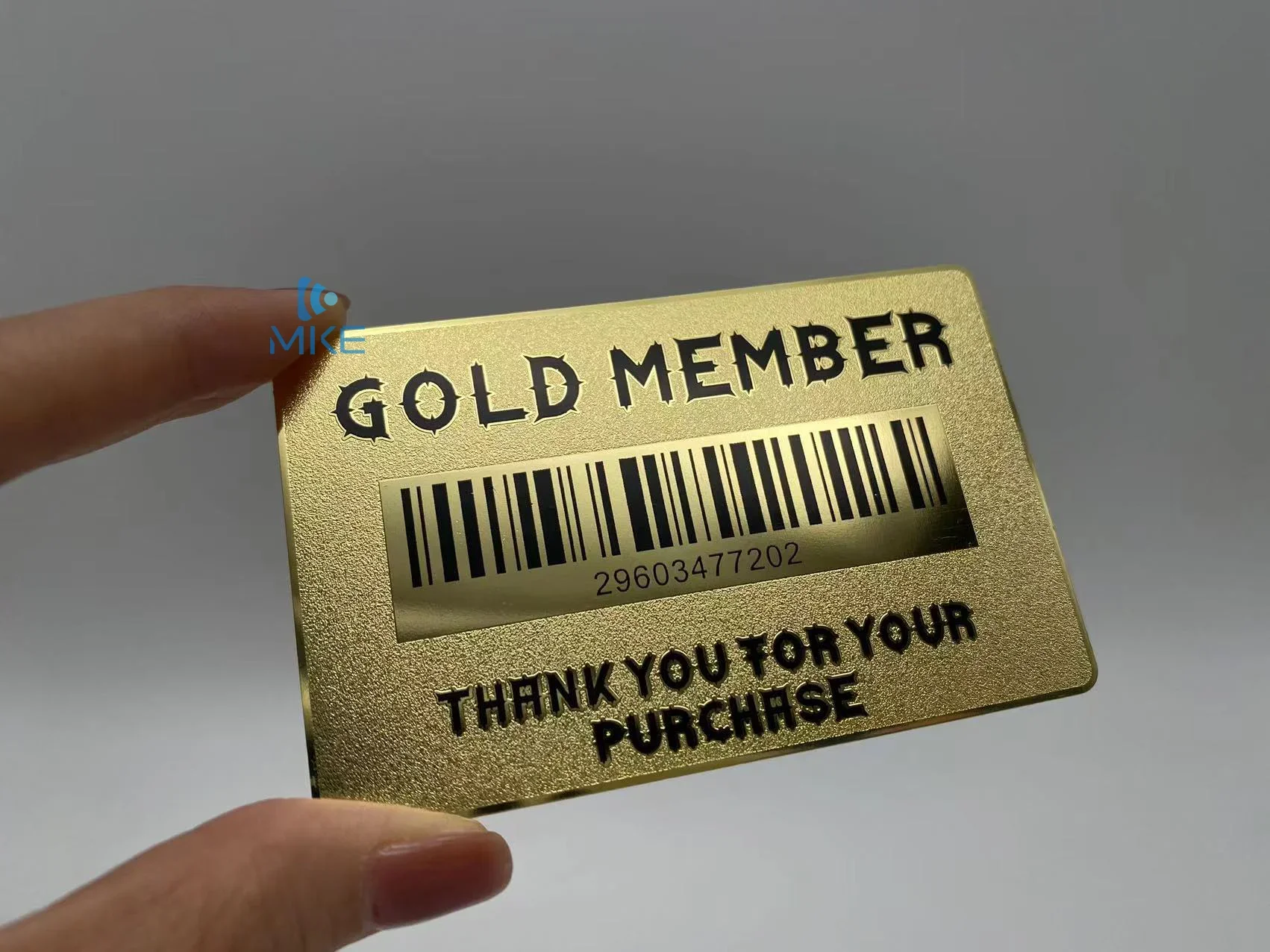 Black and Gold Custom Business Metal Cards