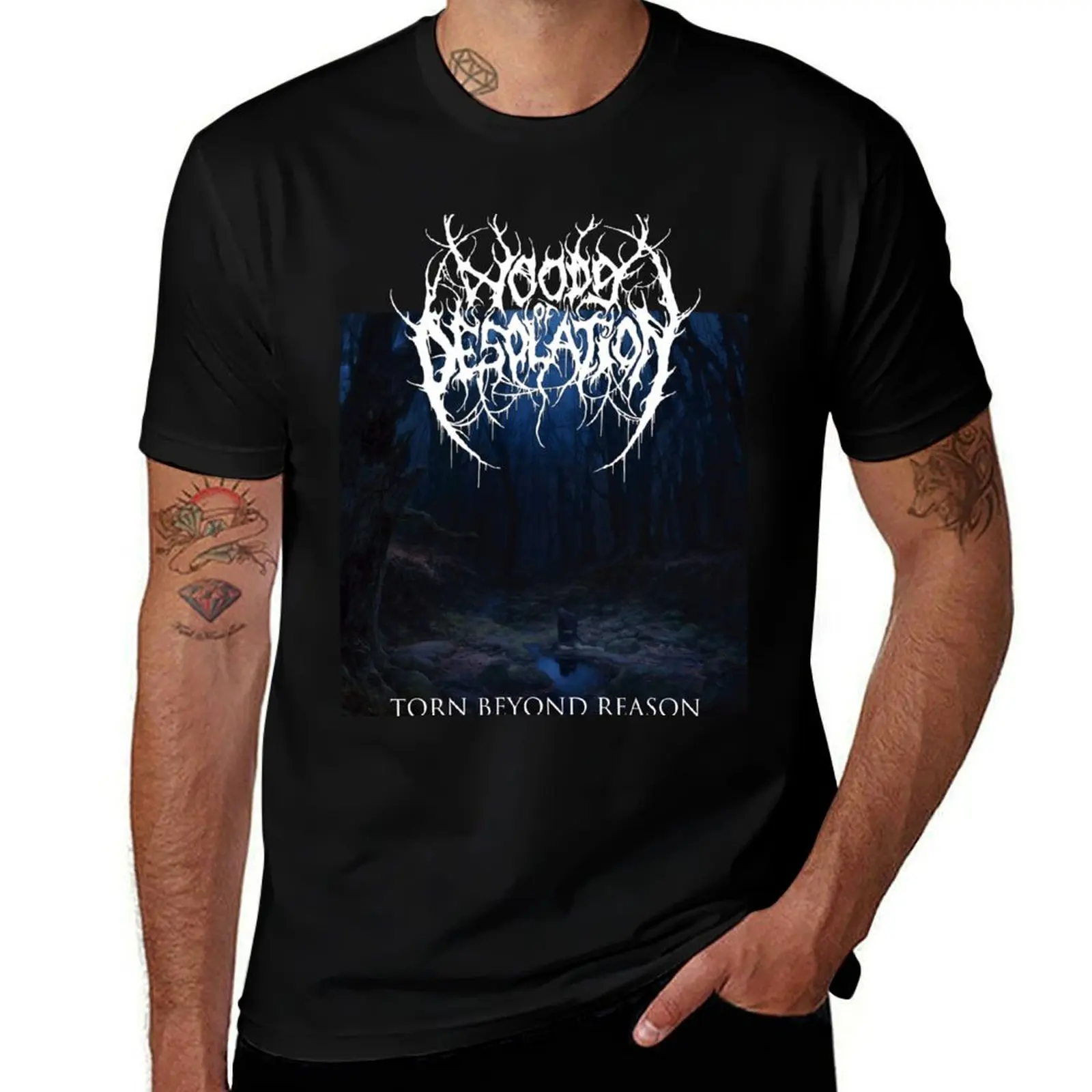 Woods of Desolation - Torn Beyond Reason - Black Metal T-Shirt High Quality Durable T-Shirt
