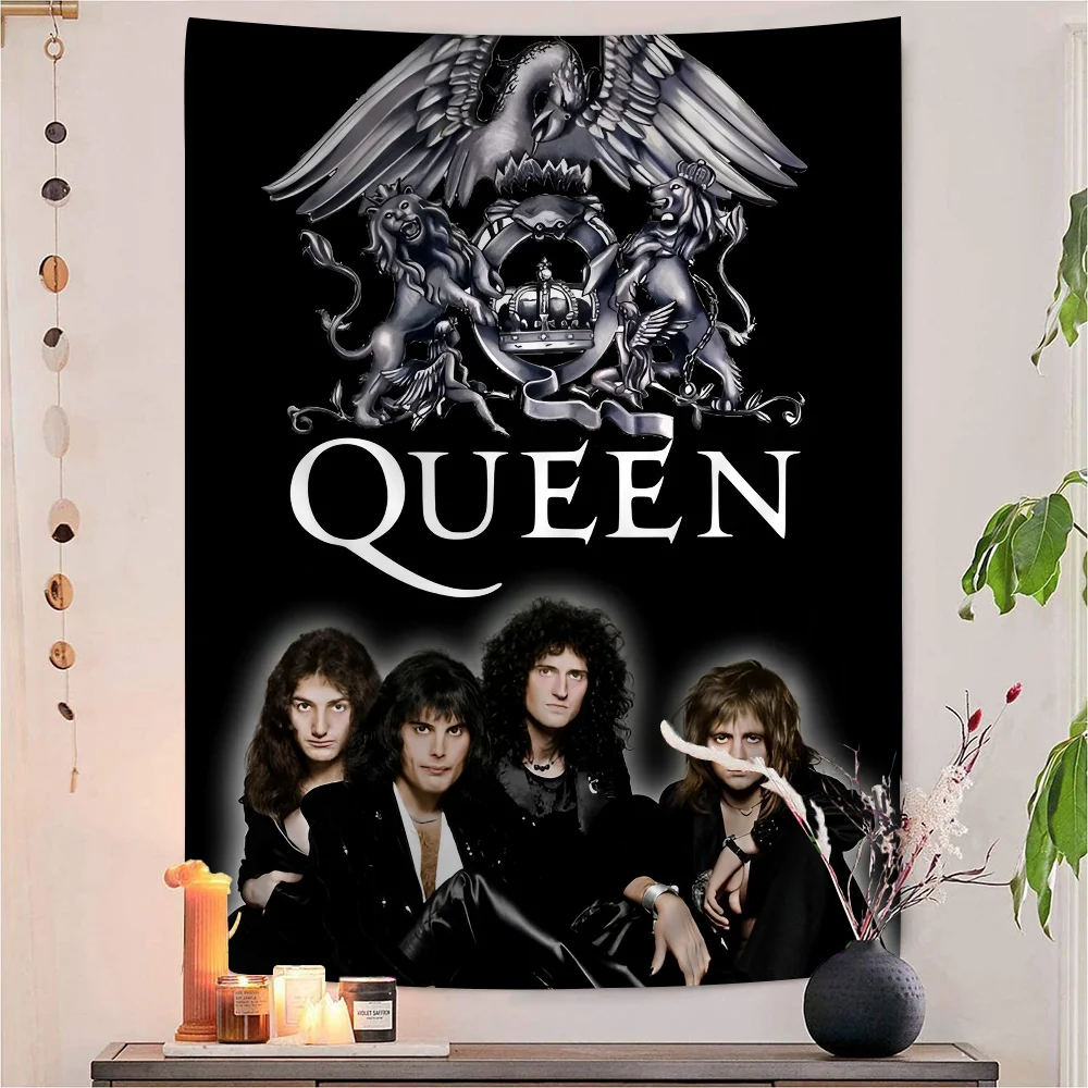 ملكة كرتون نسيج معلق على الحائط ، فن الخيال العلمي ، ديكور المنزل